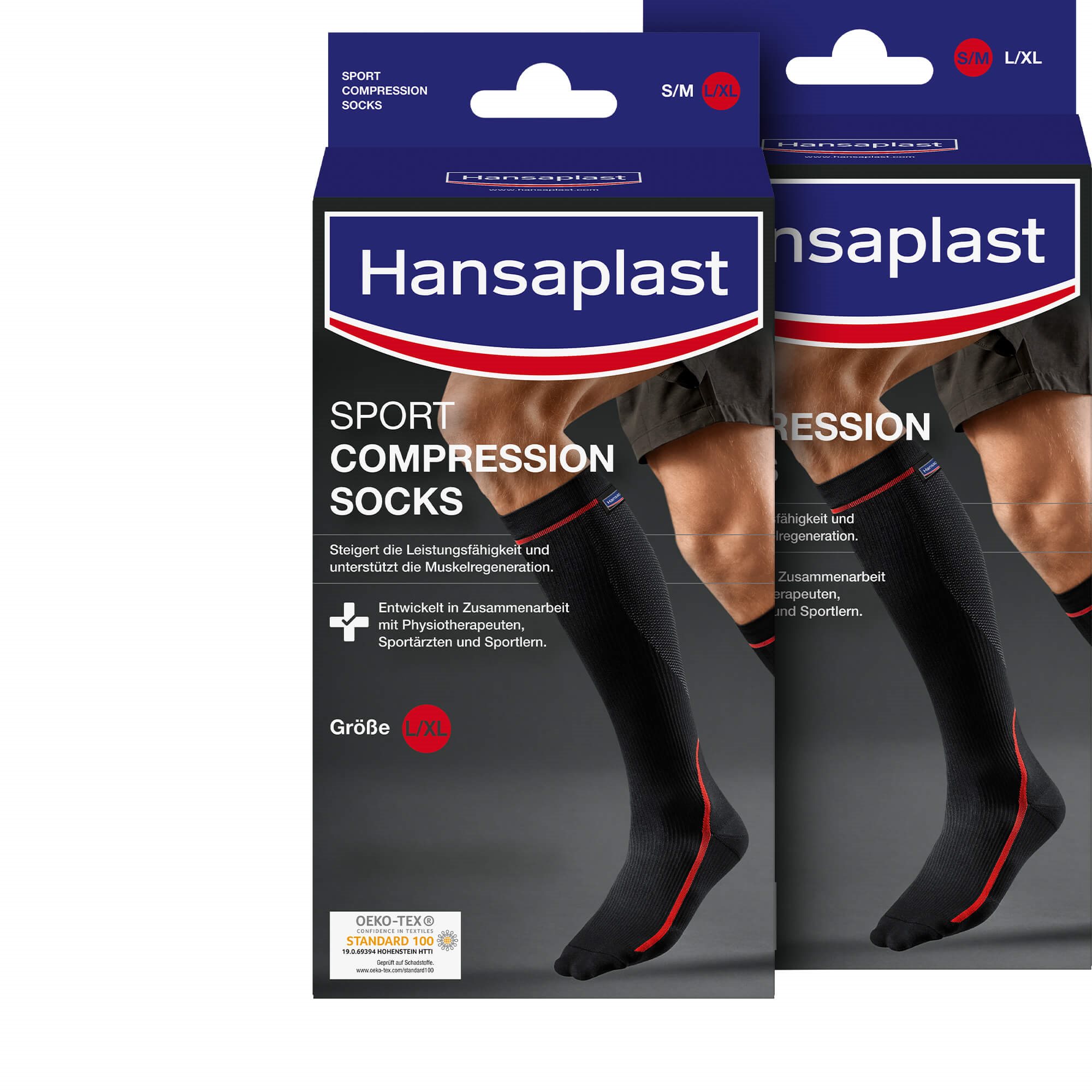 Kompressionssocken in Gr. S/M & L/XL Hansaplast